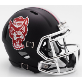 Riddell North Carolina State Wolfpack 2017 "Black Howl" Speed Mini Helmet